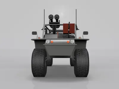 Spider LSV Low-poly 3D model