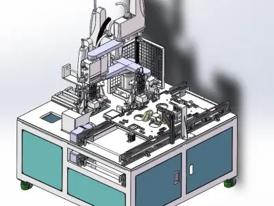 Camera assembly machine 3D model