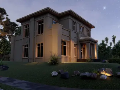 House Building 01 3D model