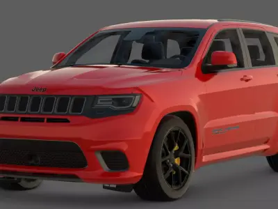 2018 Jeep Grand Cherokee Trackhawk 3D Model  3D model