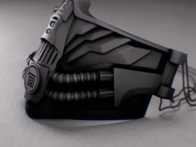 metal mask 4 3D print model