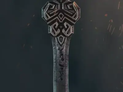 Low poly Sword Low-poly 3D model purchase