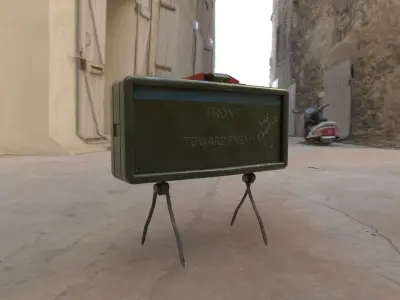 M18 Claymore - Game Ready PBR Low-poly 3D model