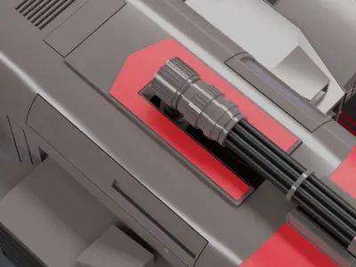 Battle walker Free low-poly 3D model