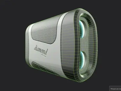 Laser Rangefinder m01 Low-poly 3D model
