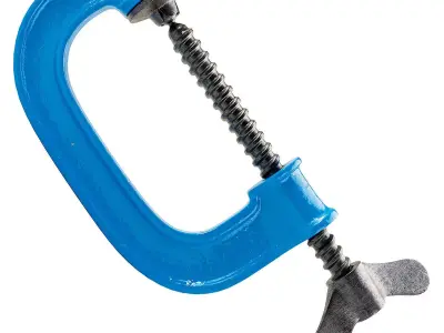 Vintage G-clamp 3D model