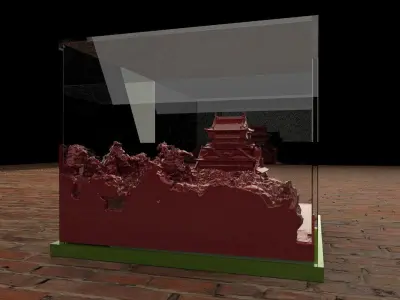 Chinese ancient house 3D model shop