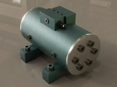 Rotary Actuator Free 3D model