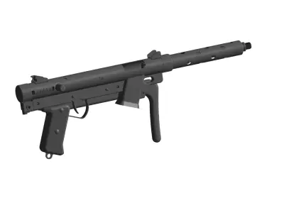 Armament SMC-9 Gas Blowback Pistol Caliber  3D model