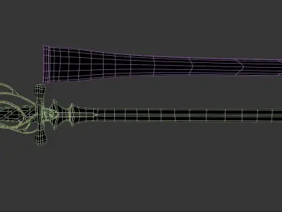 Sword Grayswandir Low-poly 3D model