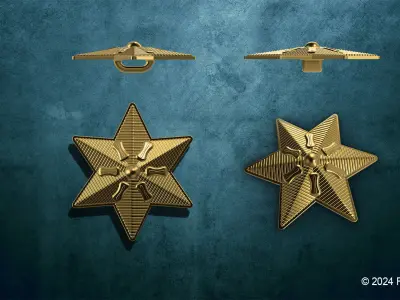 Swiss Army Star 3D model