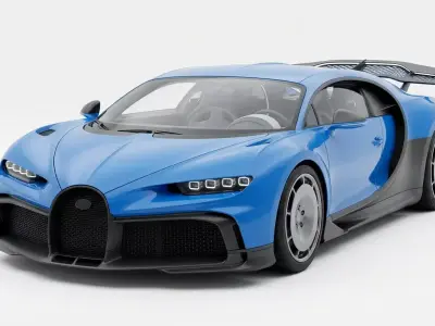 Bugatti Chiron Pur Sport Hypercar 3D model