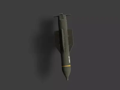 gbu-57 penetrating bomb Low-poly 3D model