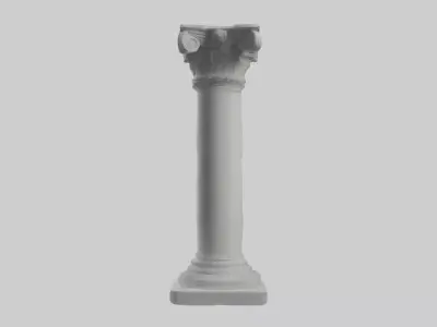 Pillar Model Low-poly 3D model