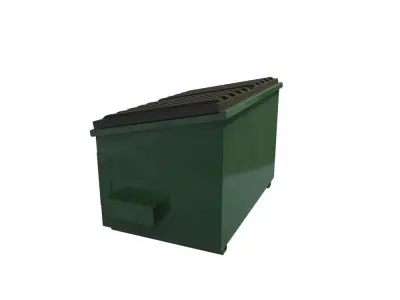 Dumpster - Waste Bins Low-poly 3D model