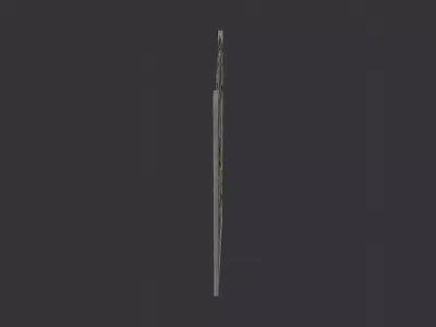 Crypt Gate Ironwork with Ornate Scrolls Low-poly 3D model