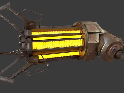 Half Life 2 Gravity Gun 3D model