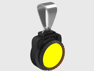  Space Ship Engine Pendant 