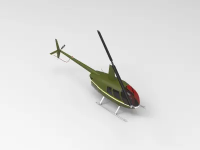 Robinson R66 Turbine 3D model