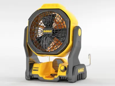 DEWALT 20V MAX Cordless Fan for Jobsite 3D model