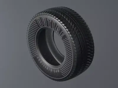 Offroad Vehicle Tire DUTIRE WPT-6 3D model