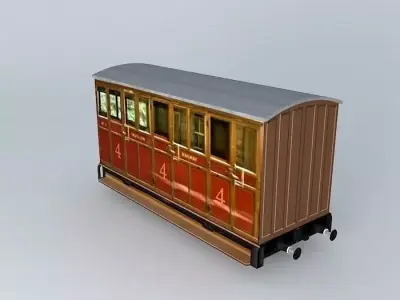 Eco Rail N/Gauge TALYLLYN No 4 Sidings Junk Old Steam Days Free 3D model