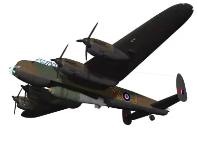 avro lancaster B-i special grandslam 3D model