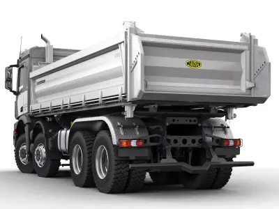 Mercedes Arocs 8X6 Tipper 3D model