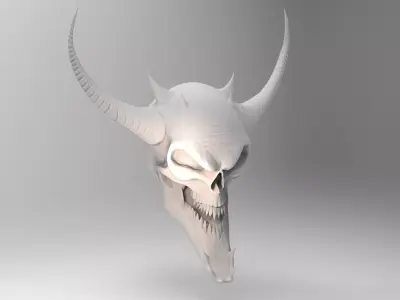 Skull design 3D model