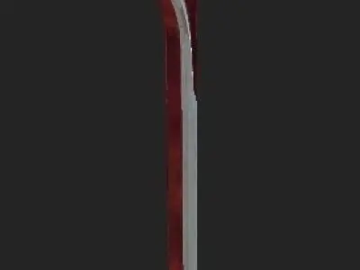 Blooded Katana 3D model