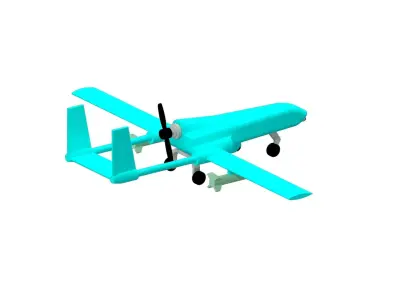 CONTAINER AND RECONNAISSANCE DRONE 3D print model