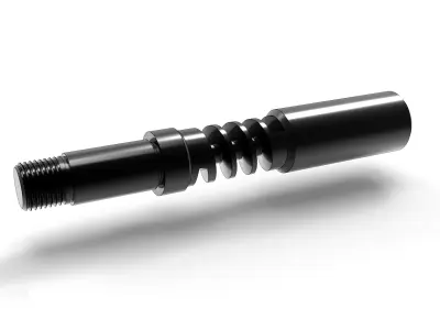 Velocity shaft 3D model