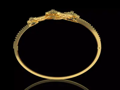Art Deco Bracelet 20 3D print model