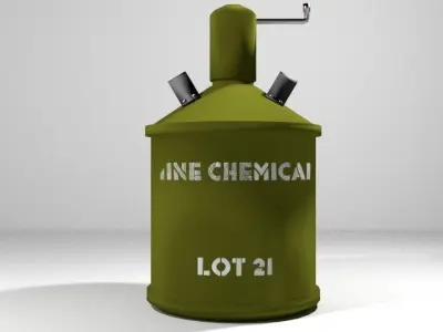 Landmine Chemical gas mine 3D model