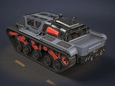 Ripsaw EV3-F4 PBR 3D model