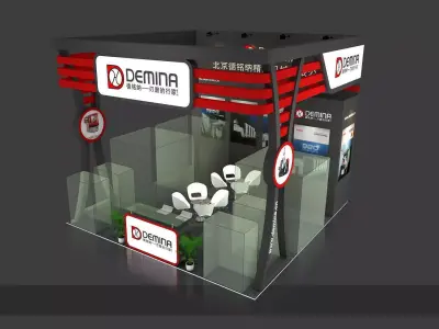 Exhibition - Area -6X6-3DMAX2012-014 3D model