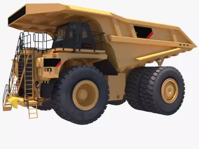 Dump Truck 3D model by mine3dsmax