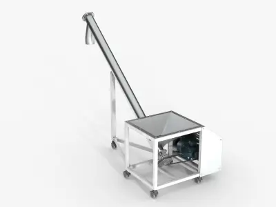 Screw Conveyor 3D model shop