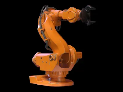 ABB IRB 7600 industrial Robot  purchase 3D model