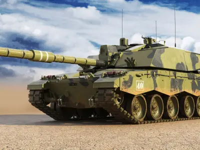 Challenger 2 United Kingdom Tank 3D model