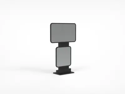 Outdoor Advertising Stand V12 3D model