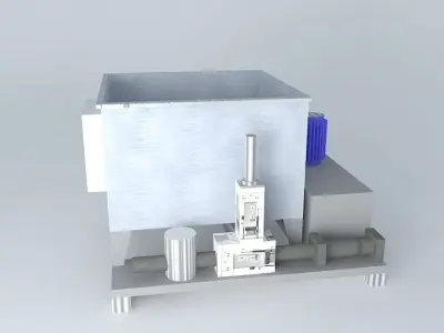 Vertical Briquette Press, Series TH Free 3D model