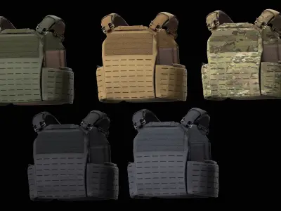 Strandhogg v3 SAPI Cut Plate Carrier Low-poly 3D model