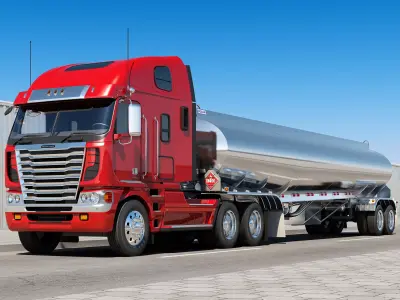 Freightliner Argosy Tanker 3D model