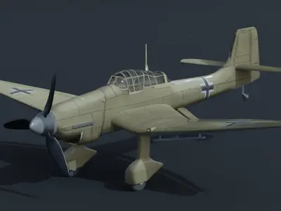Ju-87 Stuka 3D model
