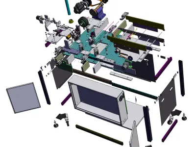 Automatic sprue machine 3D model