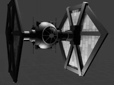 TIE-Fighter 3D model