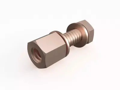 Screw 02 3D model