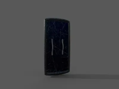 great shield Low-poly 3D model