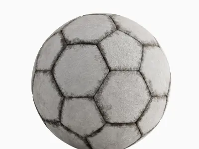 Dirty Soccer Ball Set  3D model